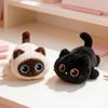 Милая плюшевая игрушка кошка с большими глазами Реалистичная текстура Сиамская кошка Плюшевая кукла Подарок на день рождения