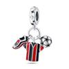 DIY Jewelry Bracelet Accessories Sports Fitness Dumbbells Football Basketball Baseball Charm Charm Charm Beads 925 Silver 2026