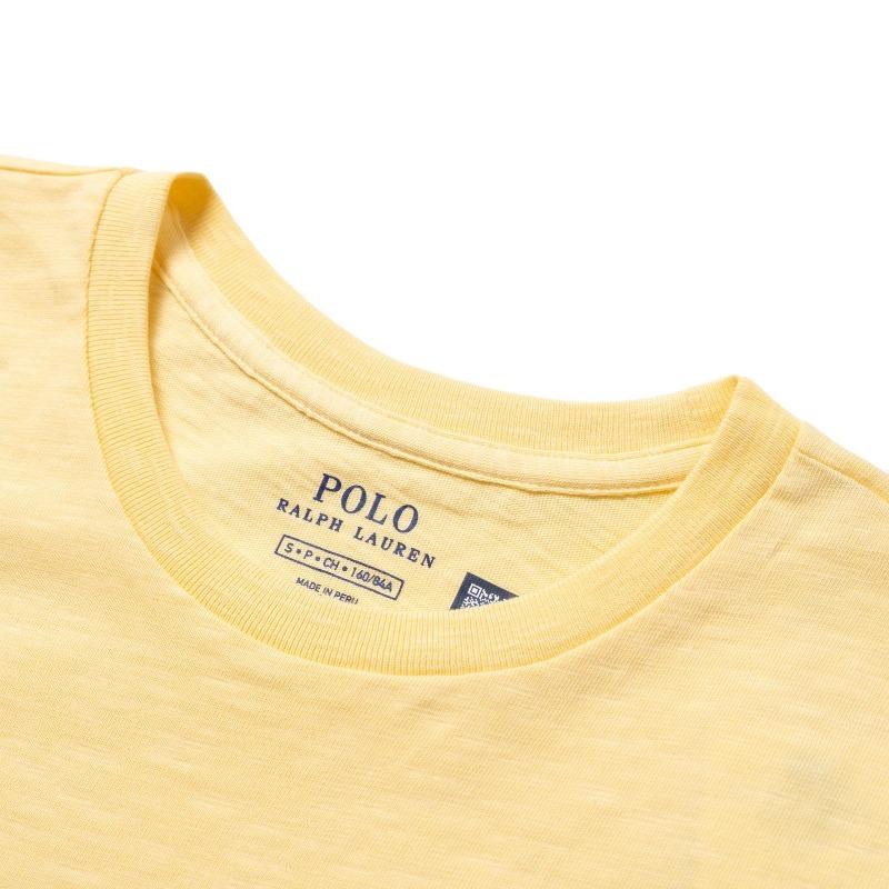 Ralph Lauren Logo Jersey Short Sleeve SS22 T Shirt Women Yellow WMPOKNINCU20463-700