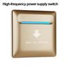 Настенный переключатель контроля доступа для отелей Энергоэффективный дизайн Высокочастотная работа 13,56 МГц Надежное управление питанием