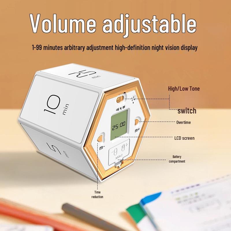 Multifunctional Student Self-Discipline Flip Timer
