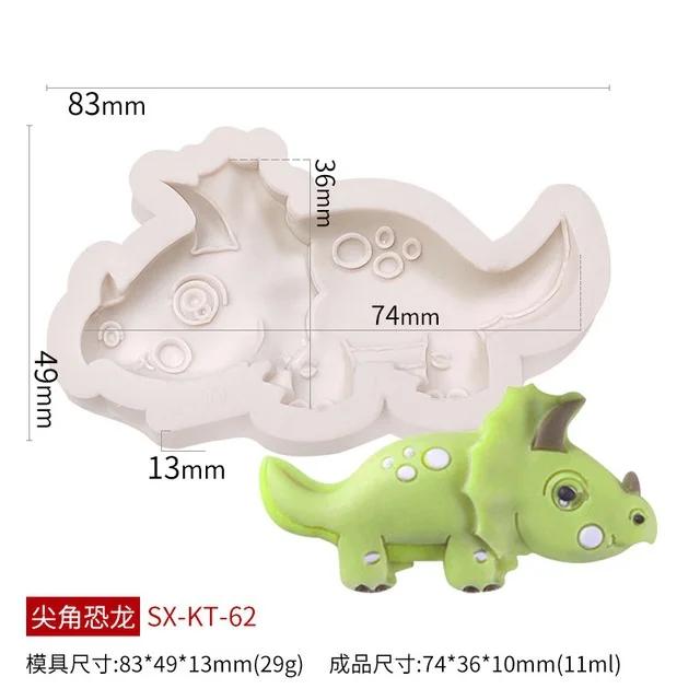 Мультяшная силиконовая форма для помадки с изображением животных из мультфильмов, шоколадная вставка, форма для украшения торта, креативная форма для выпечки своими руками