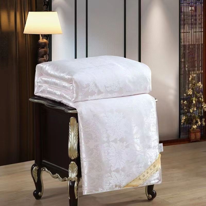 Шелковое одеяло из шелка тутового дерева, атласное жаккардовое одеяло, свадебное лоскутное одеяло, размер твин, летнее одеяло для пары, кровать для одного, двуспальная, кровать размера «queen», постельное белье