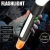 3500mAh Zoomable LED Flashlights High Lumens USB Rechargeable Portable Tactical Laser Torch 9Lighting Modes Emergency Work Light