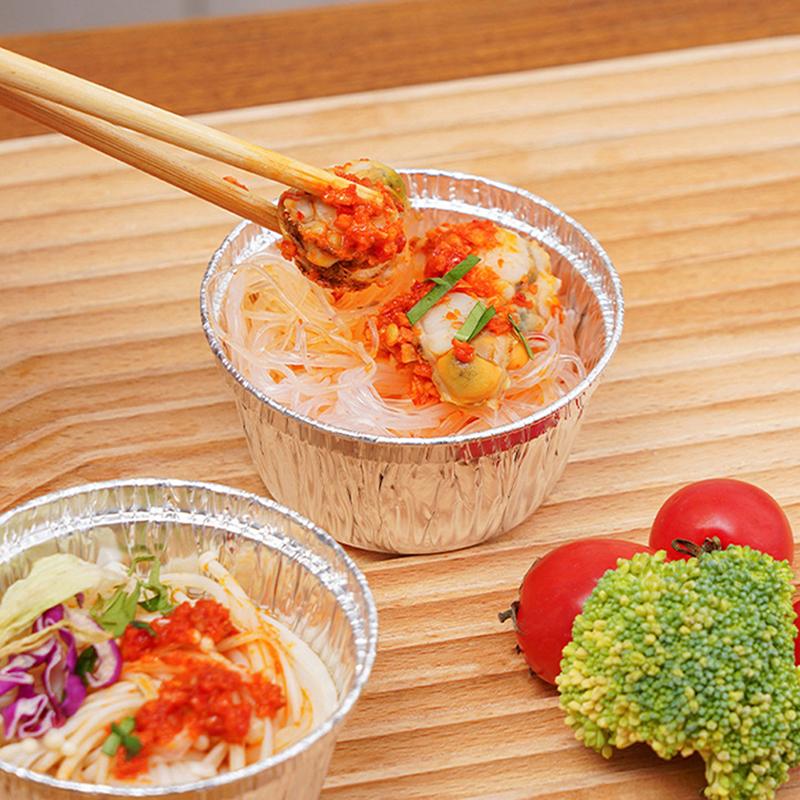 20 шт. Алюминиевая фольга для торта, фритюрница, формочки для микроволновки, фольга для еды, контейнер