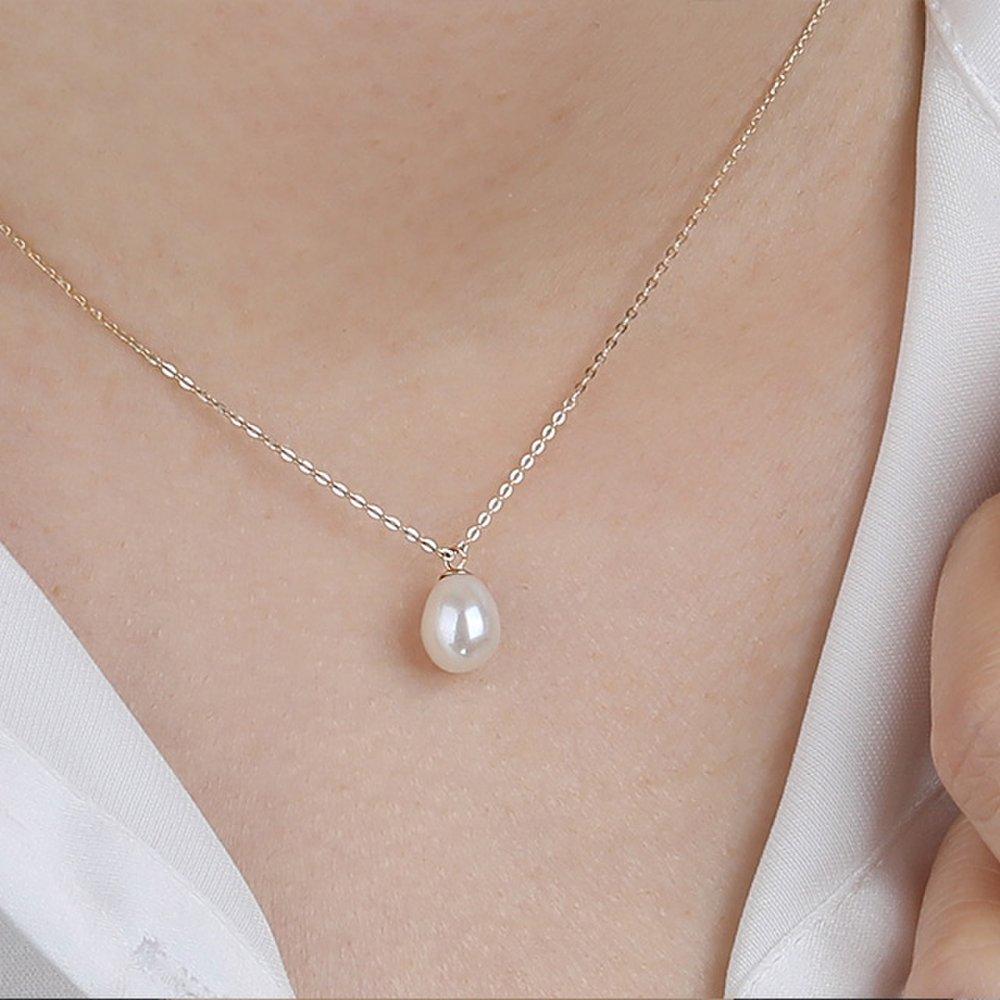 Mon Choix 14K Freshwater Pearl Pendant Necklace