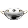 Wahei Freize Tabletop Hot Shabu Shabu Warnaku For Gas Fire Stainless Steel Pot, Pot, Pot, Pot, 26cm, Only, DR-4222