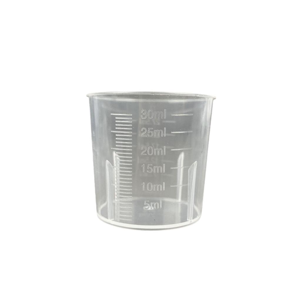 Plastic Measuring Cup Cosmetic Transparent Packing Spot 30ml Pp Plastic Scale Multi-Specification 100 Pieces Dilution Cup Cup with