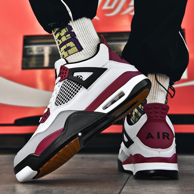 Aj4 электрическая мать мужская обувь белый цемент большой парижский университетский синий большая детская баскетбольная обувь Путянь aj3 женская обувь AJ4 кроссовки