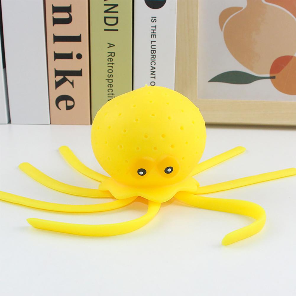 Baby Bath Toys Sponge Absorbent Octopus Squeezing Stress Relief Toys Sponge Water Absorbing Summer Swimming Pool Play Water Toy for Children