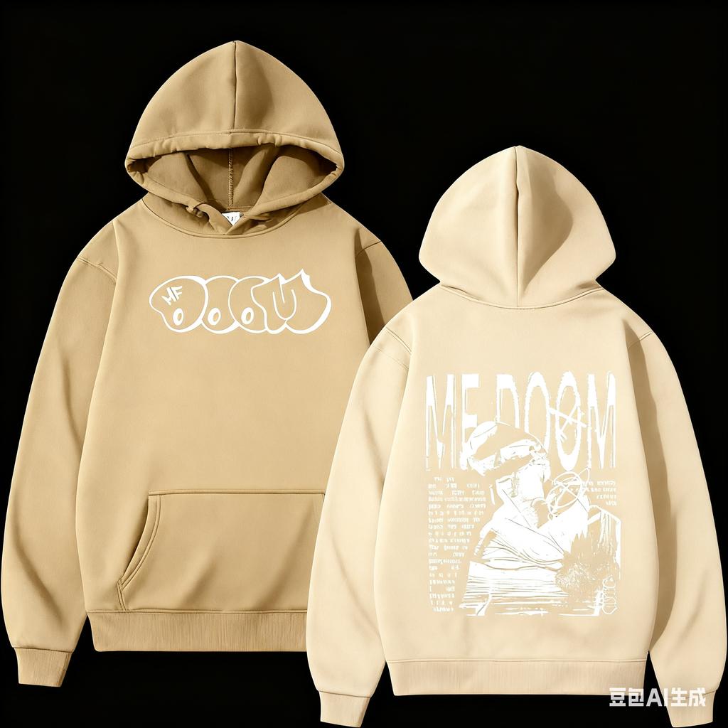 Худи с музыкальным альбомом рэпера MF Doom Madvillain Metal Face Hip Мужские толстовки с длинным рукавом и капюшоном Унисекс одежда
