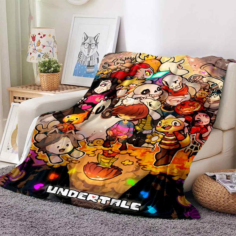 Легенда Подземелья Игровой Диван-Кровать Одеяло Супер Мягкое Теплое U-Undertale Санс Смешное 3D Печать Чехол для Одеяла Флисовое Плед