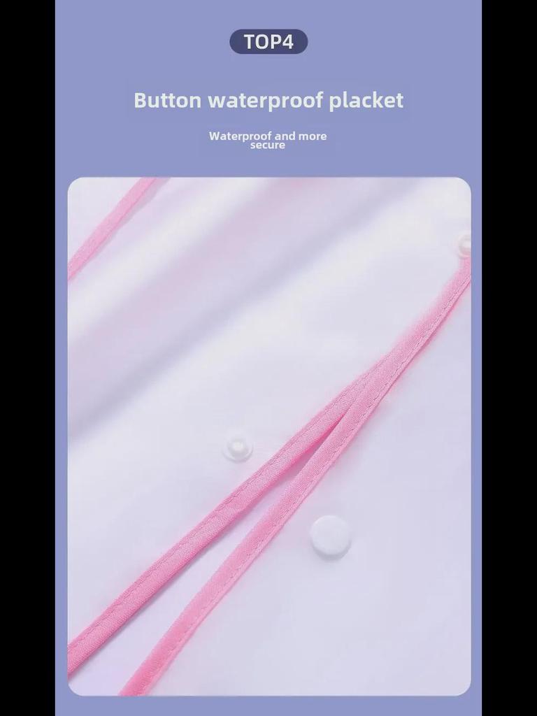 Мультяшный плащ для детей: Утолщенный, водонепроницаемый для мальчиков и девочек в детском саду и начальной школе