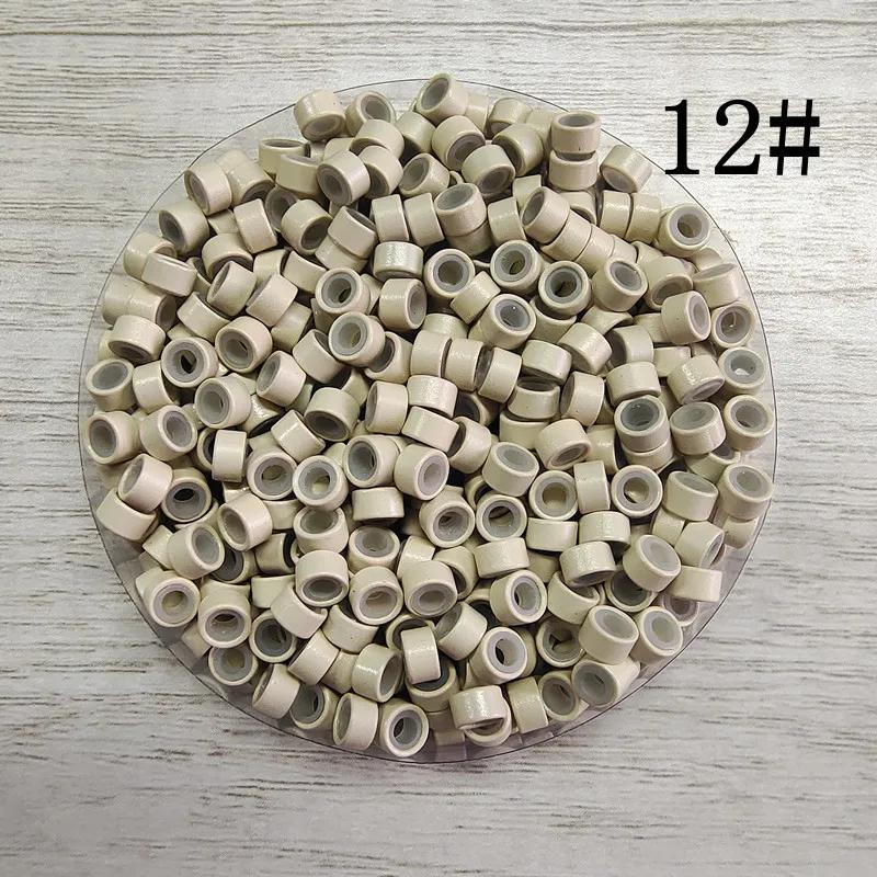 1 сумка/100 шт. микро звенья/бусины + 1 шт. игла для вытягивания + 1 шт. игла для вязания крючком + 1 шт. плоскогубцы с 3 отверстиями набор инструментов для наращивания волос