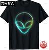 Ufo Alien Retro Bright Mountain Lake Camping Visitor Tshirt Unisex Unisex Clothing Tee Ropa Mujer Vintage Loose Clothes Unisex T Shirt