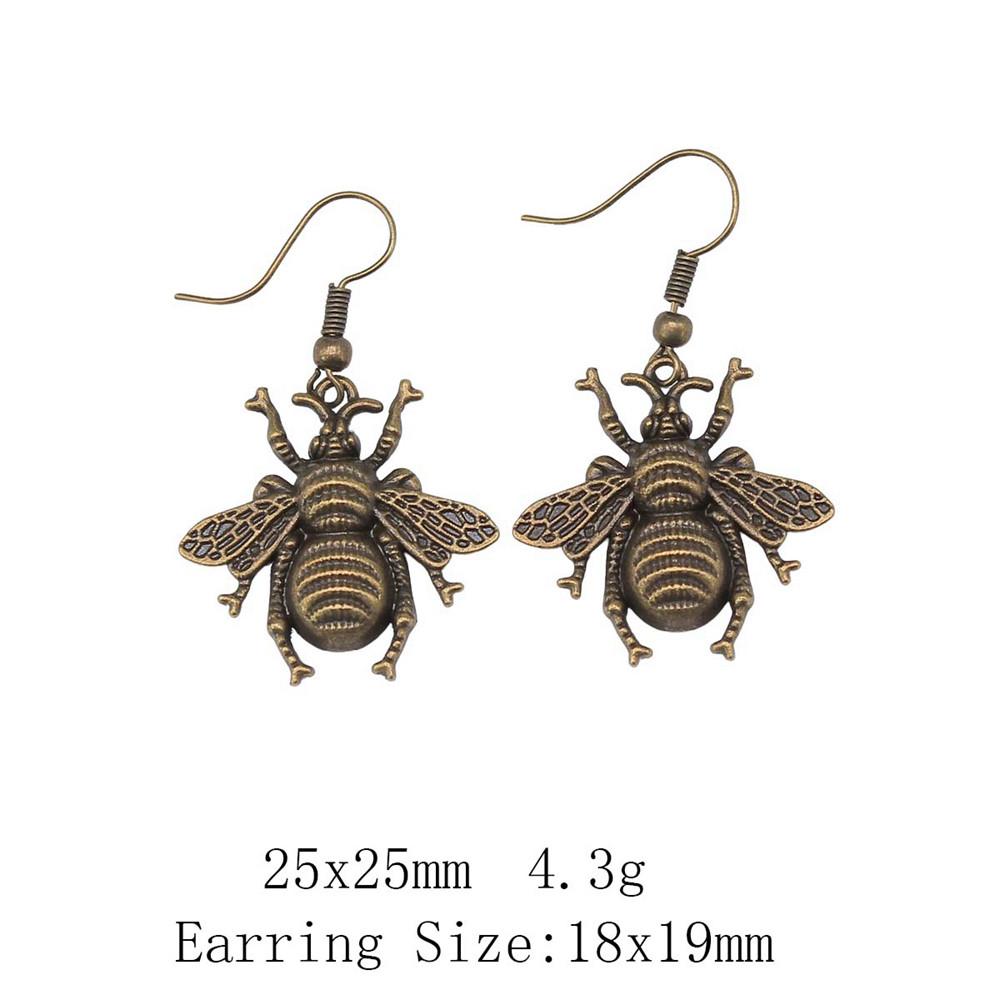 Подарки для женщин Серьги-клипсы в виде пчелиных сот, серьги-подвески и висячие серьги, женская одежда, милые серьги