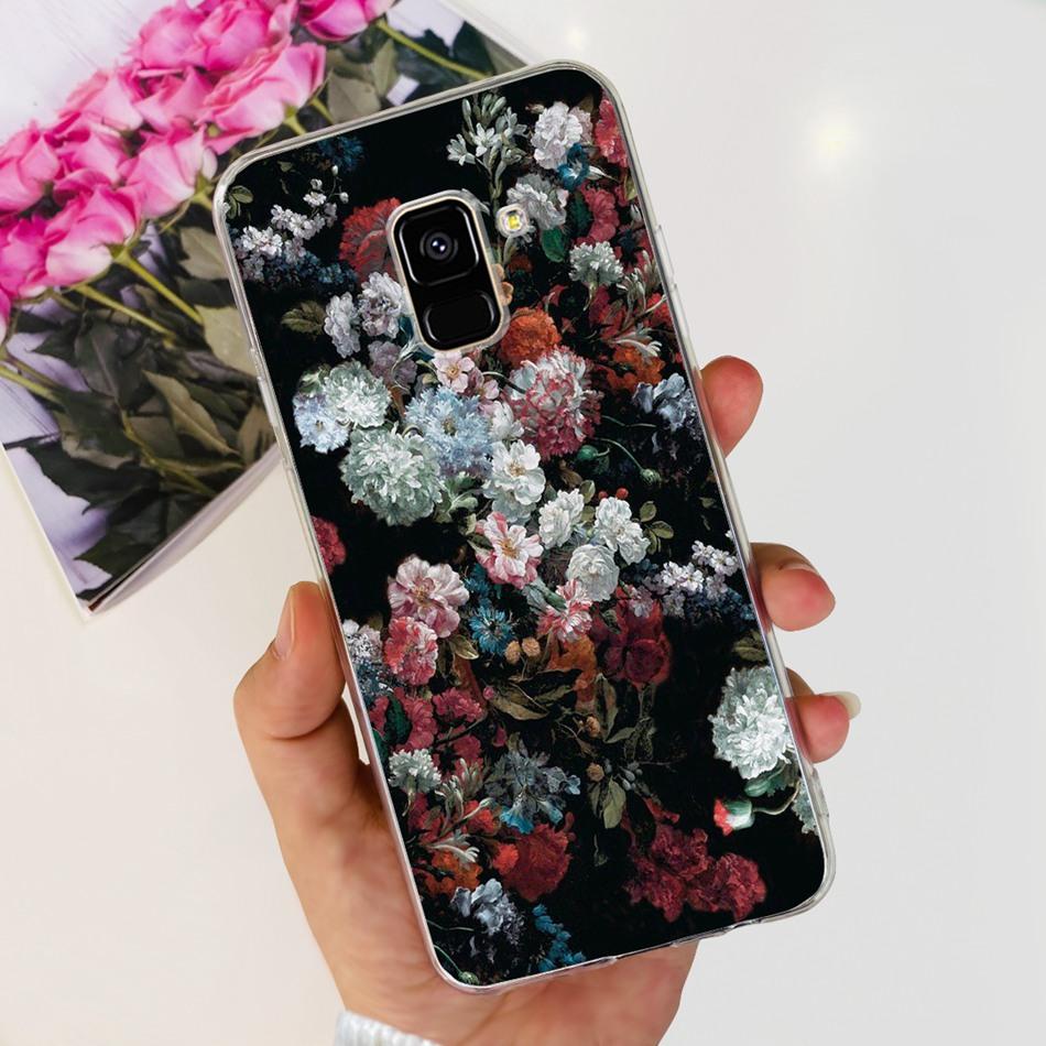 Для Samsung Galaxy A8 (2018) / A8+ (2018) Мягкий силиконовый TPU чехол SM-A730F A530F для Samsung A 8 A8 Plus, милые чехлы с мультяшными пандами