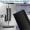 1/2Pcs Refrigerator Handle Cover Non-Slip Anti-static Adjustable Microwave Oven Stove Dishwasher Appliance Fridge Grip Handle Protector Cover