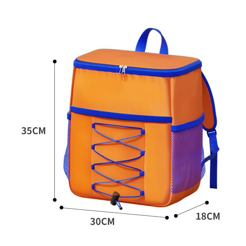 Oxford Cloth Picnic Backpack With Insulated Waterproof Cooler For Outdoor Camping And Hiking