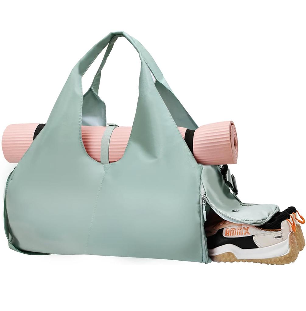 Спортивная сумка Женская сумка для йоги Большая спортивная сумка Дорожная сумка с отделением для обуви Водонепроницаемая сумка для йоги Сумка для плавания и спортзала