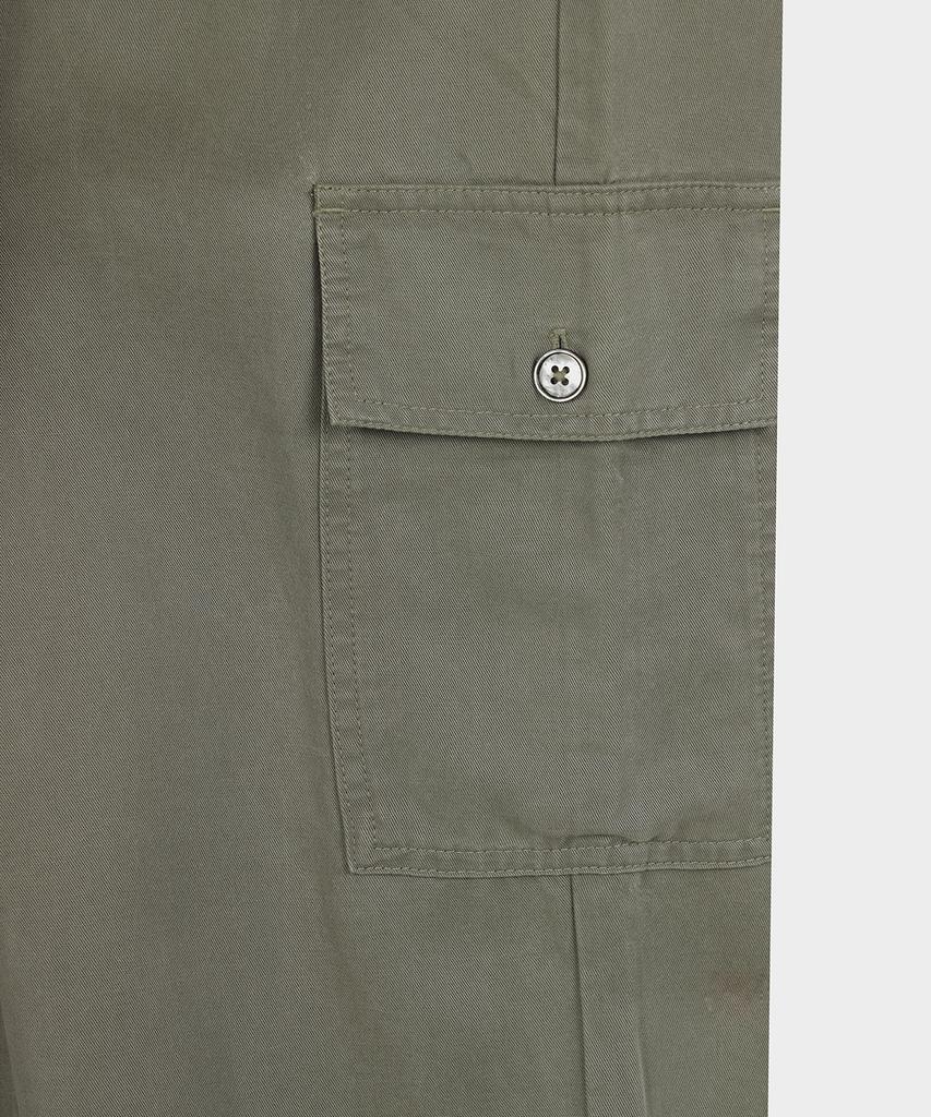 BROOKS BROTHERS [Женские] Хлопковые брюки в стиле utility (оливковый) (Bbpcwm9413Kfs)