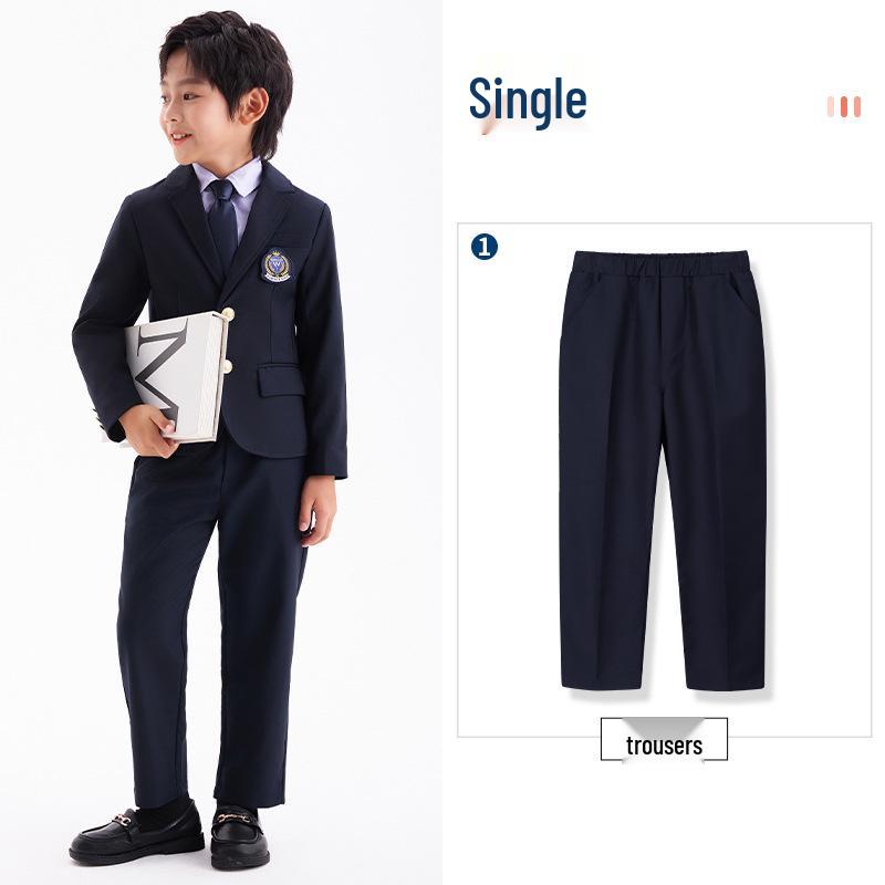 Детский осенне-зимний костюм: Комплект куртка с длинным рукавом и брюки для мальчиков и девочек - Школьная/детсадовская форма