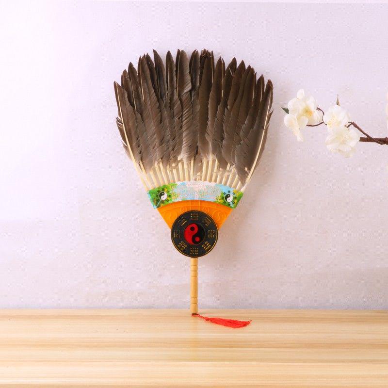 Handheld Goose Feather Fan for Summer - Classic Style for Children & Adults