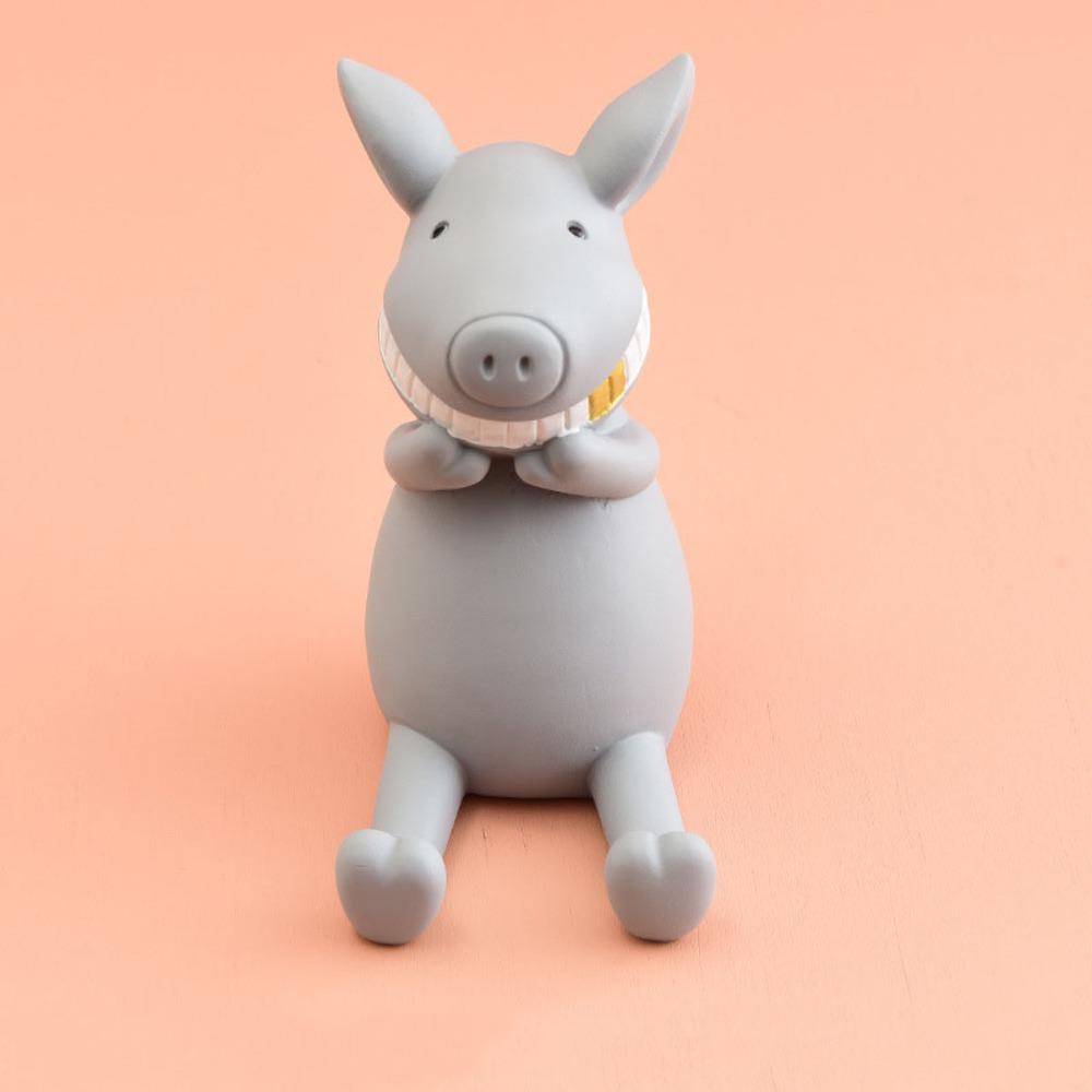 Figure Toys Cartoon Phone Holder Anti-slip Cell Phone Bracket Pig Mobile Phone Stand Desk Decor