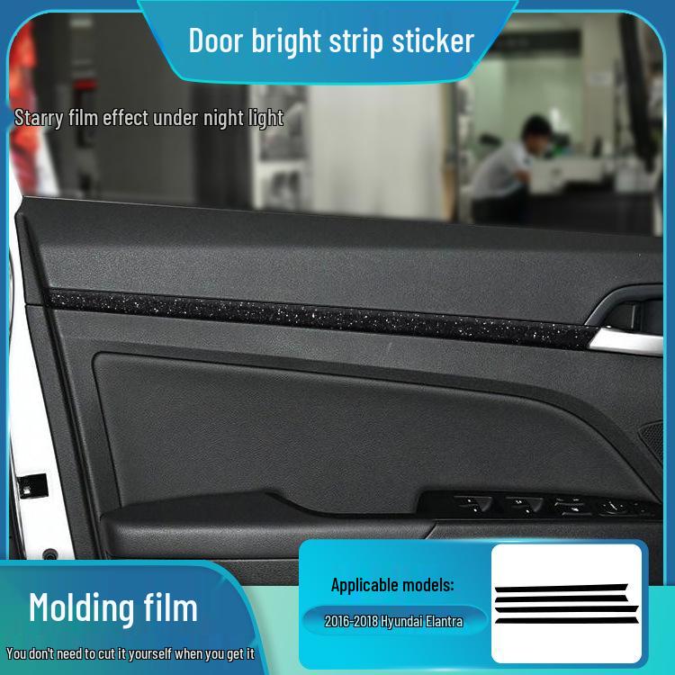 Starry Sky Frosted Film for 2016-2020 Hyundai Elantra Interior Modification - Free Replacement for Damaged Stickers