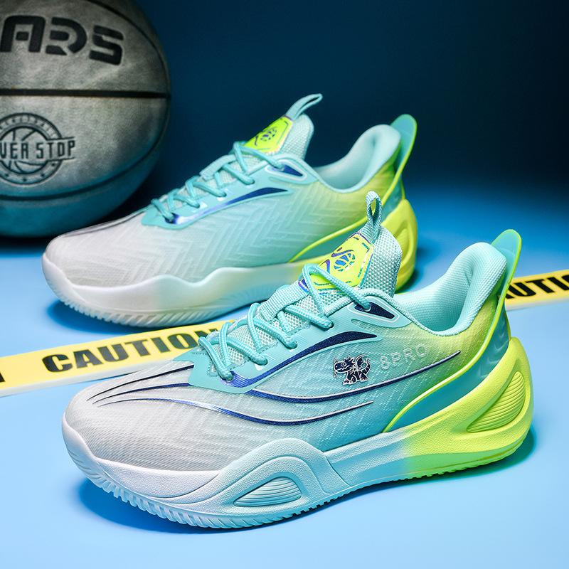 New Mandarin Duck Mesh Men's Basketball Shoes Boys High-top Sports Shoes Girls Casual Running Shoes