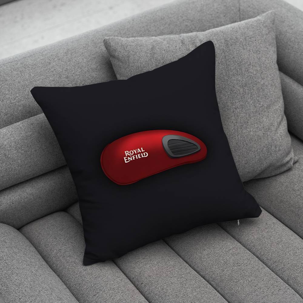 RROYALS EENFIELDS Logo Pillow Case Pillowcase Home Sofa Cushions Car Cushions Pillowcover Office Pillowshell Pillow