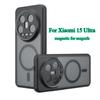 Matte Acrylic Case for Xiaomi 15 Ultra Mi14T Pro Magnetic for Magsafe Wireless Charging Shockproof Back Cover for Xiaomi 15ultra POCO X7 Pro F7ultra