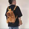 Плюшевый плюшевый рюкзак Capybara Capybara, плюшевая сумка большой вместимости, пара Capybara