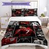Ronaldo's Cosmic Moment Bedding Set, Breathable Duvet Cover with Pillowcases, Soft Bed Linen for Bedroom Home Decoration, Perfect Festival Birthday Gi