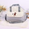 Large Capacity Cartoon Mommy Bag Bear Pattern Portable Diaper Bag Mommy Crossbody Bag  Daily Use
