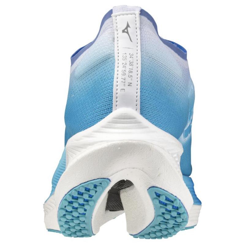 Mizuno Wave Rebellion Pro 2 unisex low-top comfy racing running shoes for marathon long-distance sprint & fitness test blue white U1GD241751