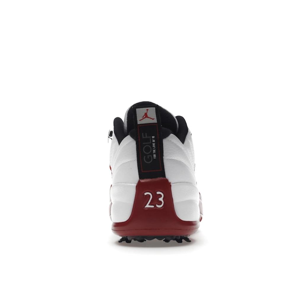 Кроссовки унисекс Air Jordan 12 Low Golf Cherry Белый/Металлик-серебристый/Красный DH4120-161