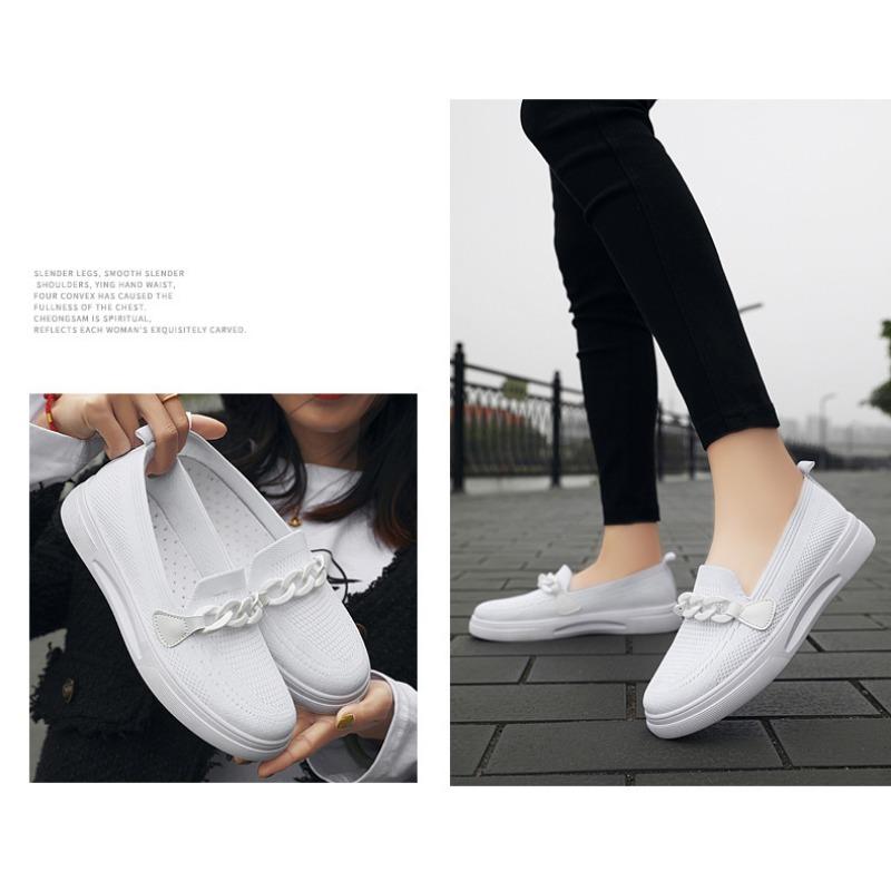 Новая женская обувь. Удобная обувь для мам Flyknit. Удобные женские одинарные туфли.