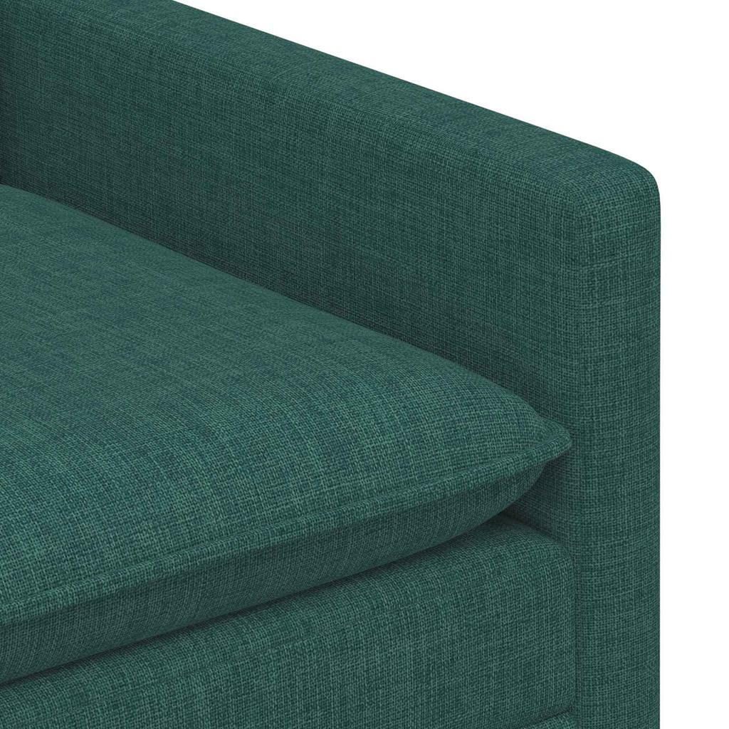 Sofa Dark Green 76 x 81 x 87.5 cm Fabric