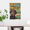 Dog Salon Vintage Wall Metal Sign, Dog Grooming Salon Sign Farmhouse Country Kitchen Home Garden Wall Decor Art 8x12 Inch