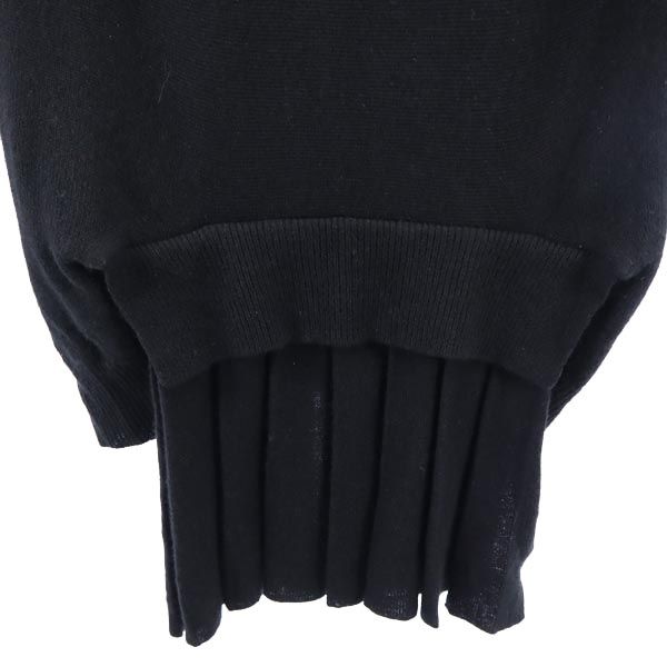 Yohji Yamamoto Кашемировая смесь Длинный кардиган с длинным рукавом 2 черных Женский Б/у
