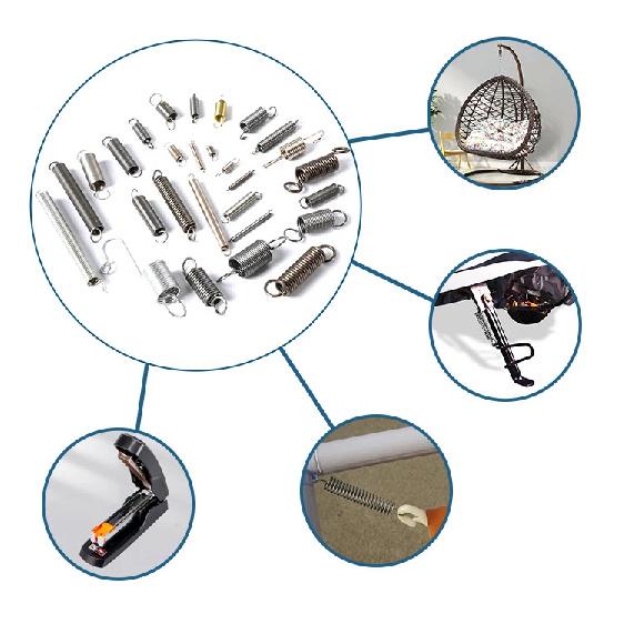1PCS Pilates Allegros 2 Reformer Spring Pilates Reformer Music Wire Steel Tension Spring With Hook