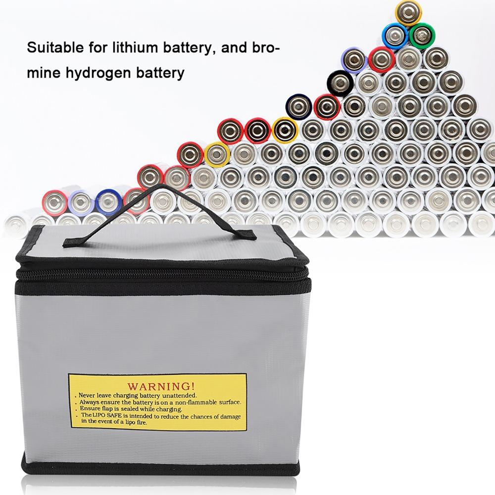 Waterproof Battery Safe Bag Fireproof Material Battery Protective Case