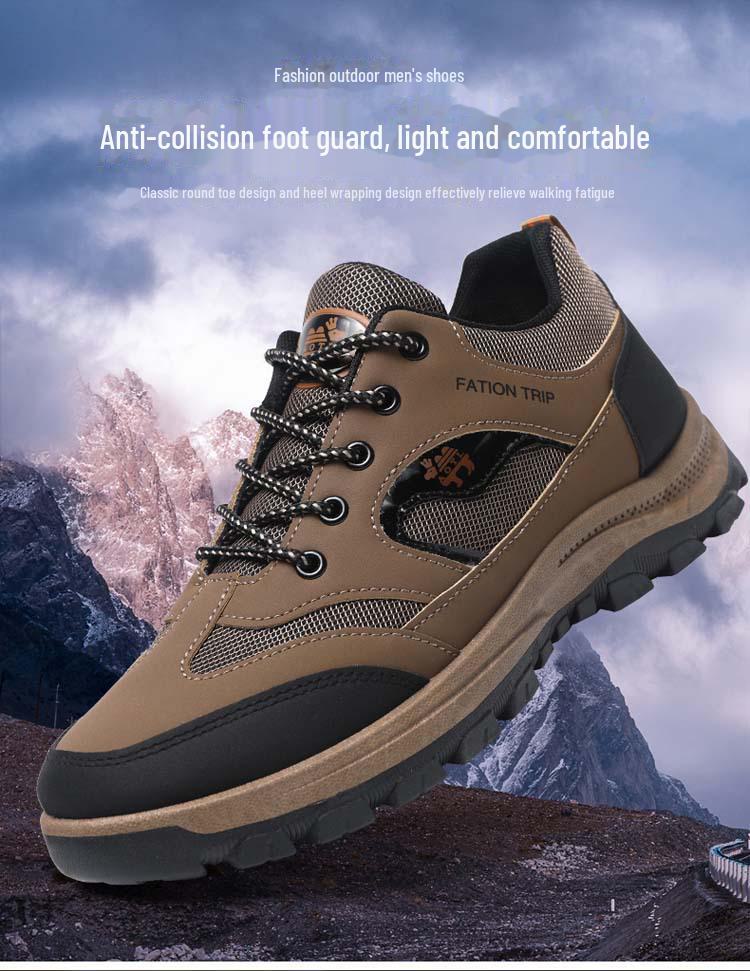 Обувь для походов на открытом воздухе весна 2024: Дышащие, Толстая подошва, Удобные, Износостойкие, Стиль «папа»