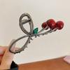 Заколка-краб для волос «Вишня» Фруктовая тематика Зажимы для волос 3D Вишня Захват для волос Заколки Сильная фиксация Шпилька для девочек