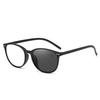 Retro Classic Pochromic Reading Glasses Women Men Ultra Light Round Frame Comfortable Anti-Blue Light Presbyopia Eyeglasses