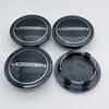 PQMZ2 4pcs 76mm (I.D 60mm) Car Wheel Center Caps With Vossen Logo Emblem Accessories for Porsche Rim Hubcaps Wheels Hub Cover Replace
