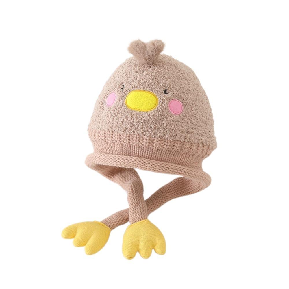 Вязаная шапка с ушками мультяшная шапка с защитой ушей милая детская плюшевая шапка детская