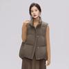 Down Vest Women's 2025 Autumn and Winter New Lightweight Stand-up Collar Design Feels Warm and Wears White Duck Down Vest Tide