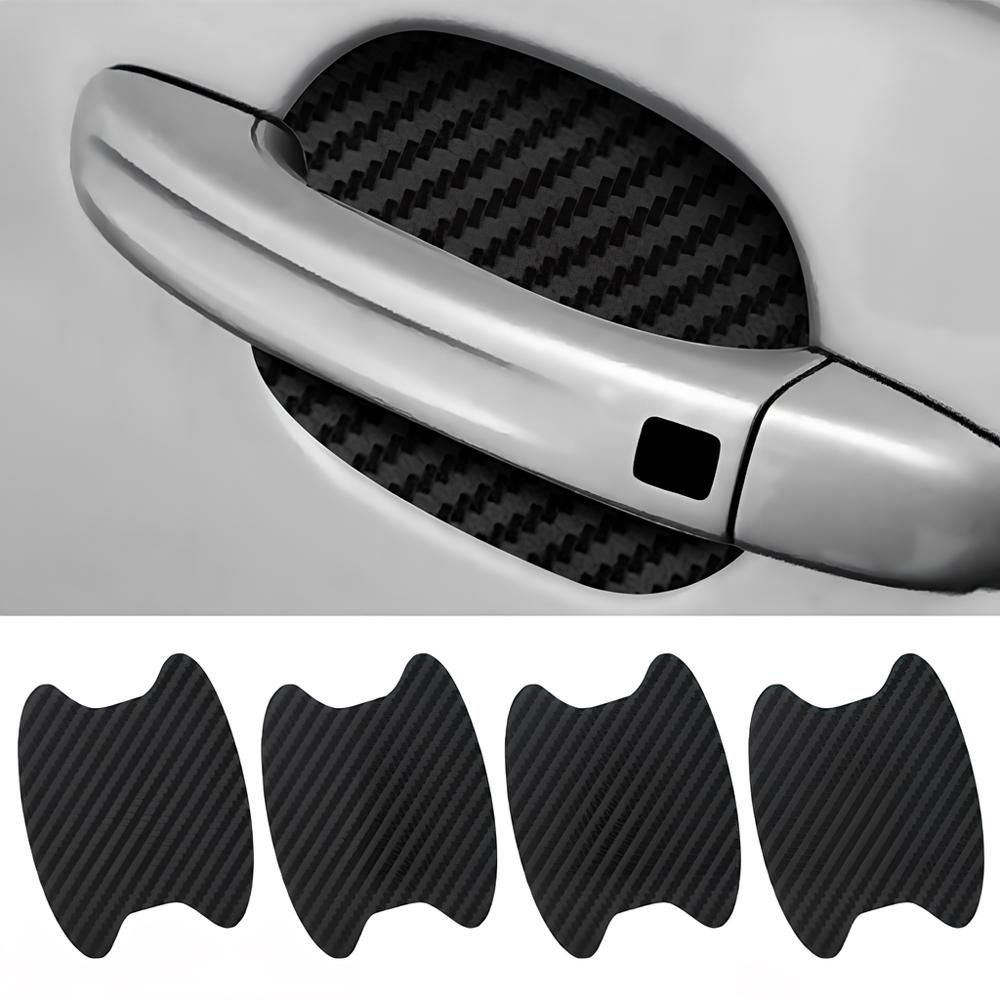 4 шт./компл. наклейка на дверь автомобиля устойчивая к царапинам крышка авто ручка защитная пленка внешний аксессуар